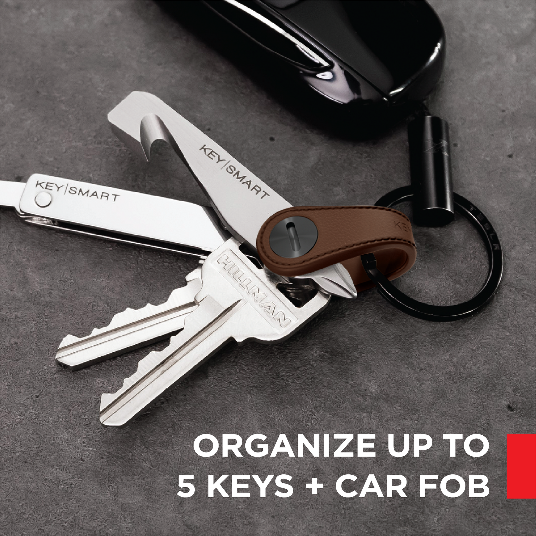 KeySmart® Mini Leather