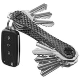 KeySmart® Carbon Fiber 3k | Original Compact Key Organizer | Holds Up To 14 Keys